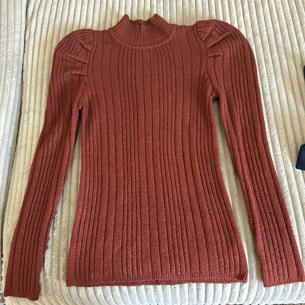Burnt Orange Turtleneck